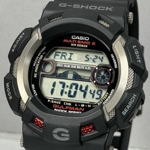 未使用同様 極美品G-SHOCK GW-9110-1JF GULFMAN/ガルフマン タフソーラー 電波受信 電波ソーラー マルチバンド6 チタンパーツ ブラック