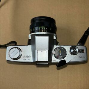 ミノルタ SRT101 本革ハードケース付、レンズf=55mmの画像3