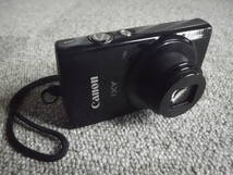 【中古】Canon コンパクト デジタルカメラ IXY 190 ブラック 充電器 セット ◆ キャノン イクシ デジタル コンデジ【難あり】_画像1