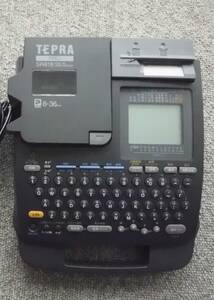 [ used operation verification ]KING JIM label printer TEPRA PRO SR 818 * King Jim Tepra Progres -[ with defect ]