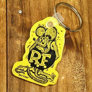 ラットフィンク（RAT FINK） ソフトラバーキーホルダー RKF020YE