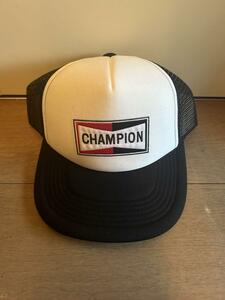 CHAMPION　SPARK PLUGS メッシュキャップ BK(A×）