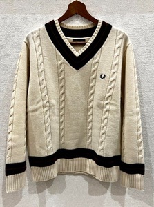 FRED PERRY チルデンニット チルデンセーター サイズL