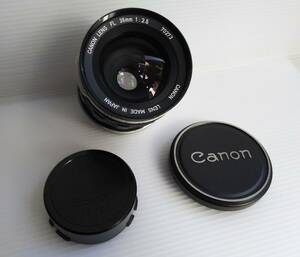 CANON LENS FL 35mm 1:2.5 作例有