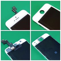 iPhoneSE1 高品質液晶 フロントパネル 白 高品質AAA 互換品 LCD 業者 画面割れ 液晶 iphone 修理 ガラス割れ 交換 ディスプレイ 工具無_画像2