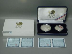  душа Olympic памятная серебряная монета no. 2 следующий волейбол * Stadium 10000won5000won1988 год SV925