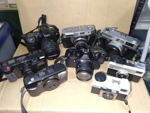 □カメラ/フィルムカメラ8台セット コンパクト＆一眼レフ【USED】