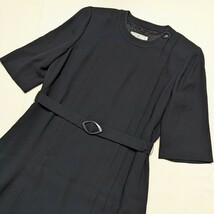 ☆FE7 Tokyo Soir 東京ソワール ブラックフォーマル レディース 11号 アンサンブル 黒 無地 礼服 喪服 冠婚葬祭 セレモニー_画像4