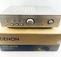 １円～　DENON デノン プリメインアンプ PMA-390RE 2015年製/インテグレイテッドアンプ オーディオ 音響機器_画像1