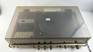 １円～ SONY レコードプレーヤー ラジオ一体型 MJ-100K ターンテーブル ラジオ カセット テープ ステレオ レコード 通電確認済み