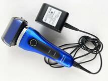 HITACHI シェーバーRM-FJ21 2021年製　１円　メンズ　髭剃り　日立　充電器付　青　ブルー_画像1