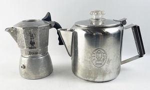 1 jpy ~ I BIALETTI Via retiBRIKKA yellowtail ka old model Coleman Coleman stainless steel percolator summarize 