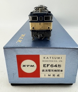  HO gauge KTM National Railways EF64 shape direct current electric locomotive 1M finished EF6437ka loading KATSUMI railroad model mileage operation verification ending 1 jpy ~