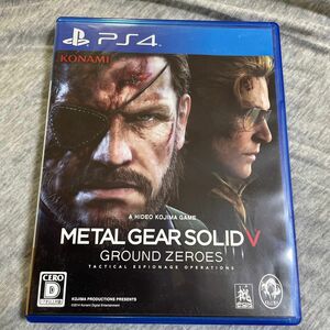 PS4 メタルギアソリッドV グラウンドゼロズ　METAL GEAR SOLID V GROUND ZEROES 盤面傷無