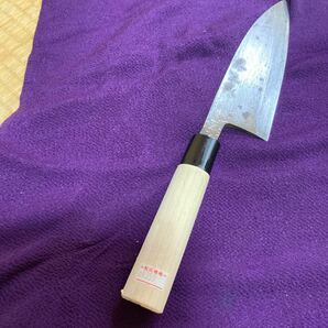 和包丁 出刃包丁 包丁 刃物 堺 刃渡り17cm 250g 銘 堺 近政の画像9