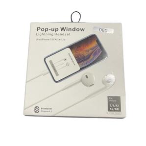 Pop-up Window Lightning Headset4.2有線イヤホン