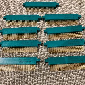  unused long-term keeping goods electron parts (KEL card edge connector 4630-072-138 9 piece 