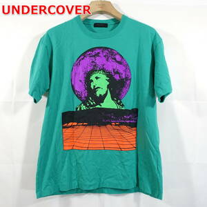 【良品】アンダーカバー　キリストプリントＴシャツ　UNDERCOVER　サイズ２（Ｍ相当）　緑