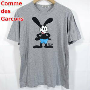 【良品】コムデギャルソン　オズワルドミッキー　Ｔシャツ　COMME des GARCONS　灰