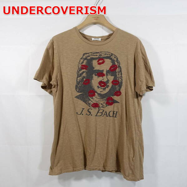 【良品】アンダーカバイズム　バッハＴシャツ　UNDERCOVER ISM　サイズ２（Ｍ相当）　ベージュ