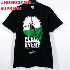 【美品】アンダーカバー　supremeコラボ　public enemy Ｔシャツ　UNDERCOVER　シュプリーム　サイズＳ　黒