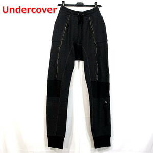 [ хорошая вещь ] undercover Zip тренировочный брюки UNDERCOVER размер 2(M соответствует ) угольно-серый 