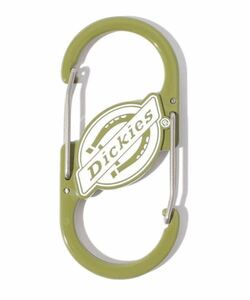 Dickies アイコン カラビナ モスグリーン 新品 ディッキーズ Carabiner オリーブ ロゴ キーホルダー S型カラビナ ダブルカラビナ