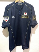 ミズノ　侍ジャパン　ベースボールTシャツ#35　O　練習着　野球日本代表_画像1