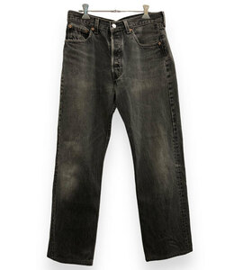 Levi's リーバイス 501-0660 ブラックデニムパンツ FB3047 サイズW32L32 ブラック黒 USA製 メンズ