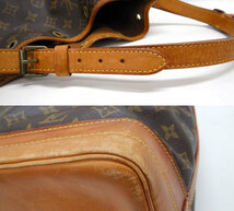 ルイヴィトン M42224 モノグラム ノエ 巾着型ショルダーバッグ FB3015 LOUIS VUITTON ブラウン レザー PVC_画像7