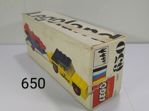 ６５０ レーシングカー運搬車 Legoland レゴランド 1973年製 組立済み LEGO ヴィンテージ 長期保管 自動車 トレーラー