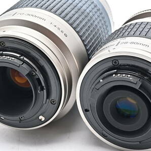 1A-888 Nikon ニコン U AF NIKKOR 28-80mm f/3.3-5.6 G + 70-300mm f/4-5.6 G 一眼レフフィルムカメラ オートフォーカスの画像8