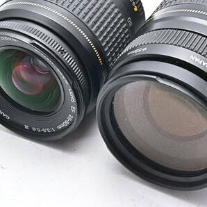 1A-958 Canon キヤノン EOS Kiss Digital X EF 28-80mm III USM + 75-300mm II USM 一眼レフデジタルカメラの画像7