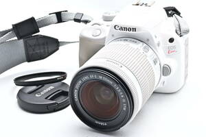 1A-920 Canon キヤノン EOS Kiss X7 EF-S 18-55mm f/3.5-5.6 IS STM ホワイト 一眼レフデジタルカメラ