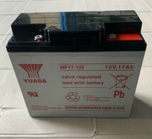 NP17-12I 12v17ah Yuasa バッテリー ジャンプスターター　UPS 新品未使用ではない 1個_画像1