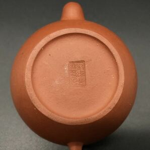 煎茶道具 中国 急須 荊渓恵孟臣製 朱泥 紫砂 文革の画像3