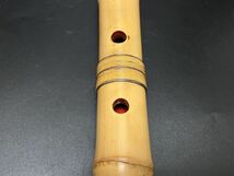 和楽器 管楽器 琴古流 竹 竹製 尺八 州鳳 在銘 A3_画像10
