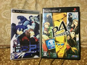 PSP PS2 ペルソナ3.4 2点セット