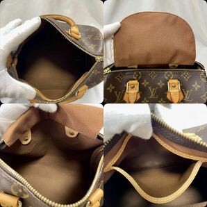 1円〜① 美品 LOUIS VUITTON M41528 ルイヴィトン モノグラム ハンドバッグ ミニボストン スピーディ25の画像6