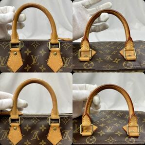 1円〜① 美品 LOUIS VUITTON M41528 ルイヴィトン モノグラム ハンドバッグ ミニボストン スピーディ25の画像8