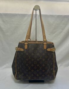 1円〜② LOUIS VUITTON M51153 ルイ・ヴィトン モノグラム バティニョール ヴェルティカル トートバッグ