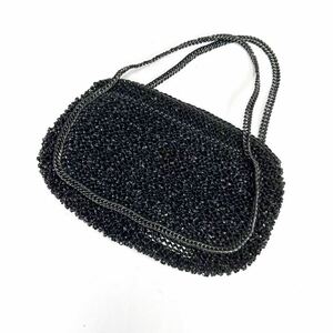 Anteprima mat black handbag chain Mini tote bag black ANTEPRIMA wire bag silver metal fittings 