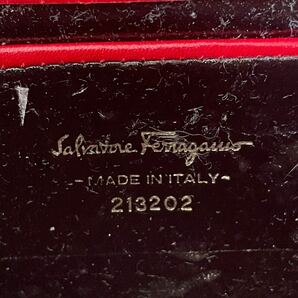 サルヴァトーレフェラガモ チェーンバッグ ミニ ショルダーバッグ レッド Salvatore Ferragamoの画像9