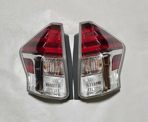 トヨタ プリウスα・ZVW41/ZVW40 純正 後期 テールランプ/テールライト ASSY 左右 LED 47-69 美品 2019年車 前期にポン付可能