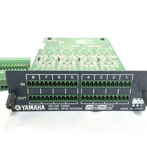 送料無料 美品 YAMAHA【MY8-ADDA96】96kHz対応/Mini-YGDAIカード/8chチャンネルアナログ入出力カード 動作品