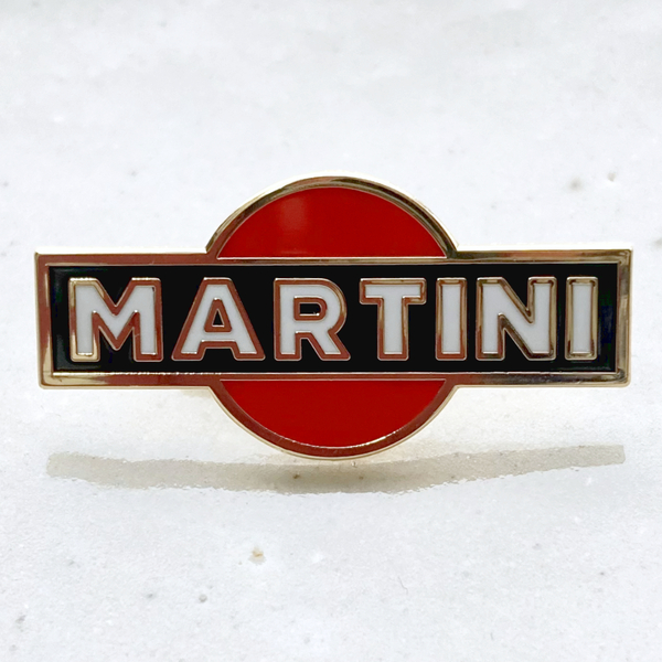 マルティニ　MARTINI　ロゴ　マーク◆ピンバッジ　ピンズ　バッチ　ブローチ◆イタリア　自動車　エンブレム　イタ車