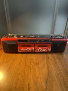 【超レア】 Coka Cola TRC-938 W RADIO CASSETTE RECORDER ラジカセ コカコーラ ノベルティ 昭和 レトロ 当時物 アンティーク ヴィンテージ