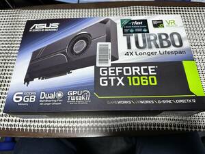 【中古品】ASUS TURBO-GTX1060-6G PCIe ビデオカード 動作確認済み