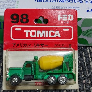 未開封 日本製 トミカNo.98 アメリカン ミキサー ブリスターパックの画像1