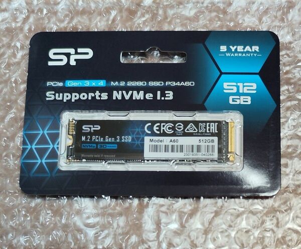 新品未開封品 512GB M.2 SSD NVMe